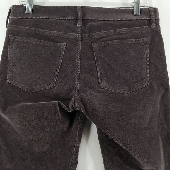 Banana Republic Grey Corduroys Womens Pants Size 26 Low Rise Straight Leg - Picture 5 of 11
